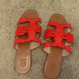 Tory Burch Anchor T Slide Sandals